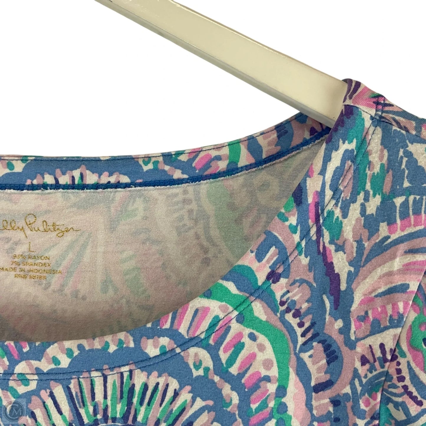 Dress Designer By Lilly Pulitzer In Blue, Size: L