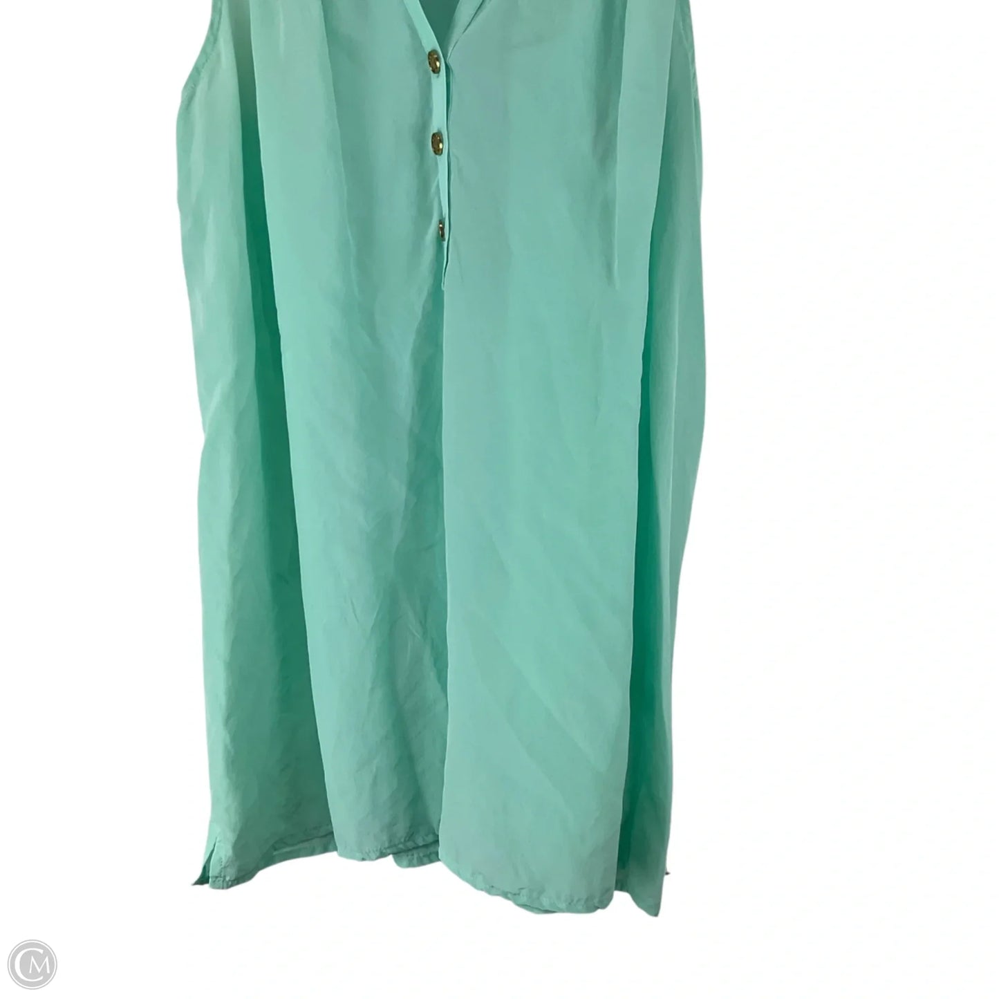 Top Sleeveless Designer By Lilly Pulitzer In Green, Size: S