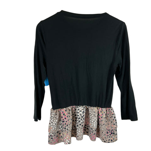 Top Long Sleeve By Kate Spade In Black, Size: S