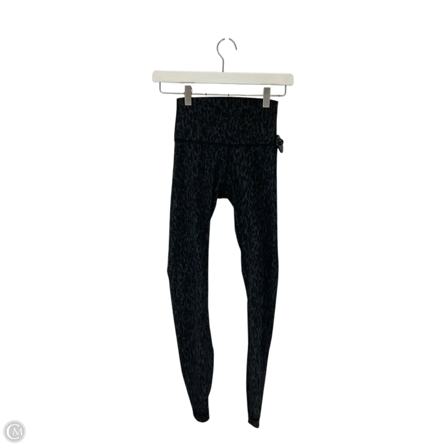 Athletic Leggings By Lululemon In Black & Grey, Size: 2