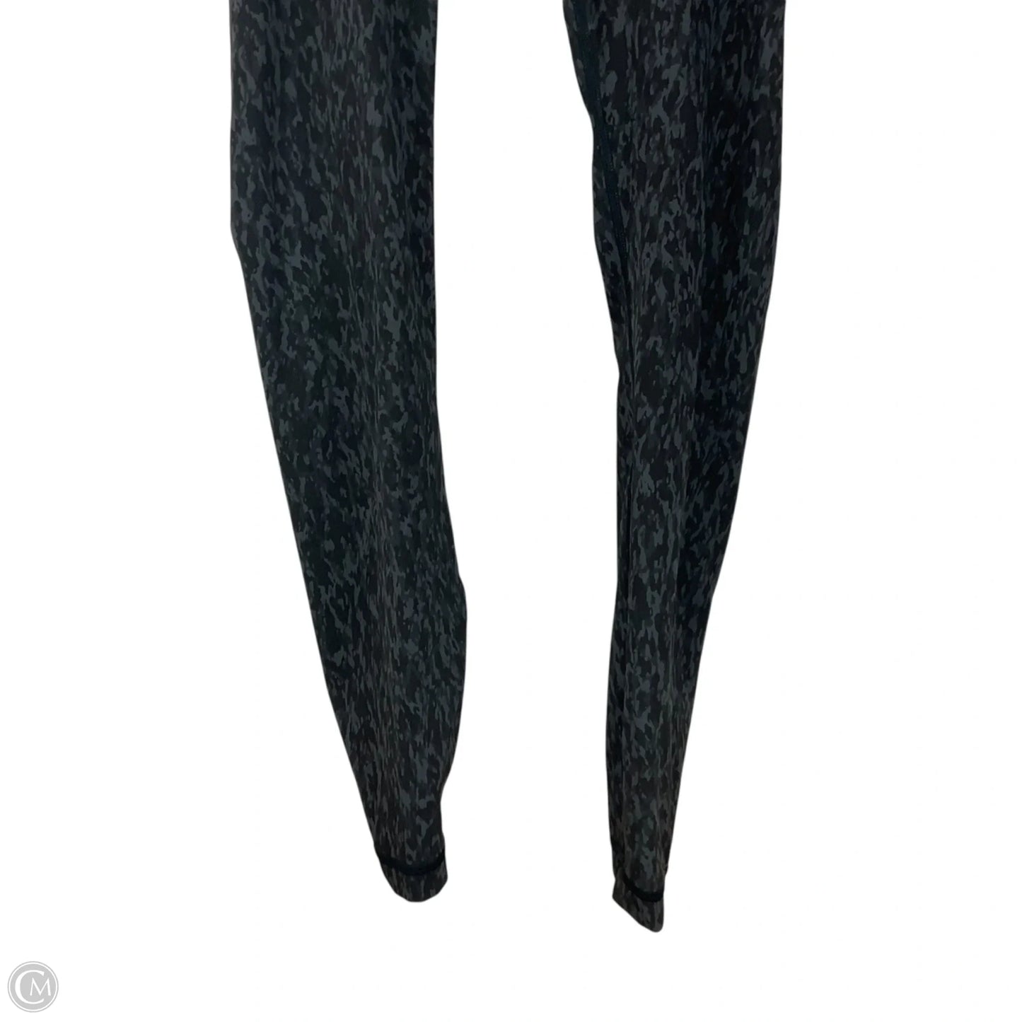 Athletic Leggings By Lululemon In Black & Grey, Size: 2