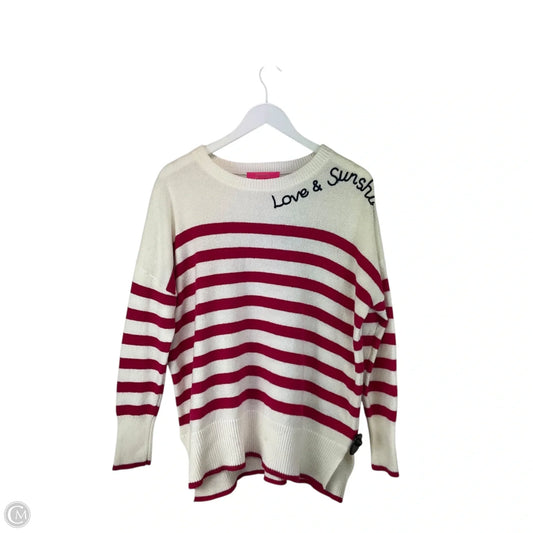Sweater Designer By Lilly Pulitzer In Striped Pattern, Size: L