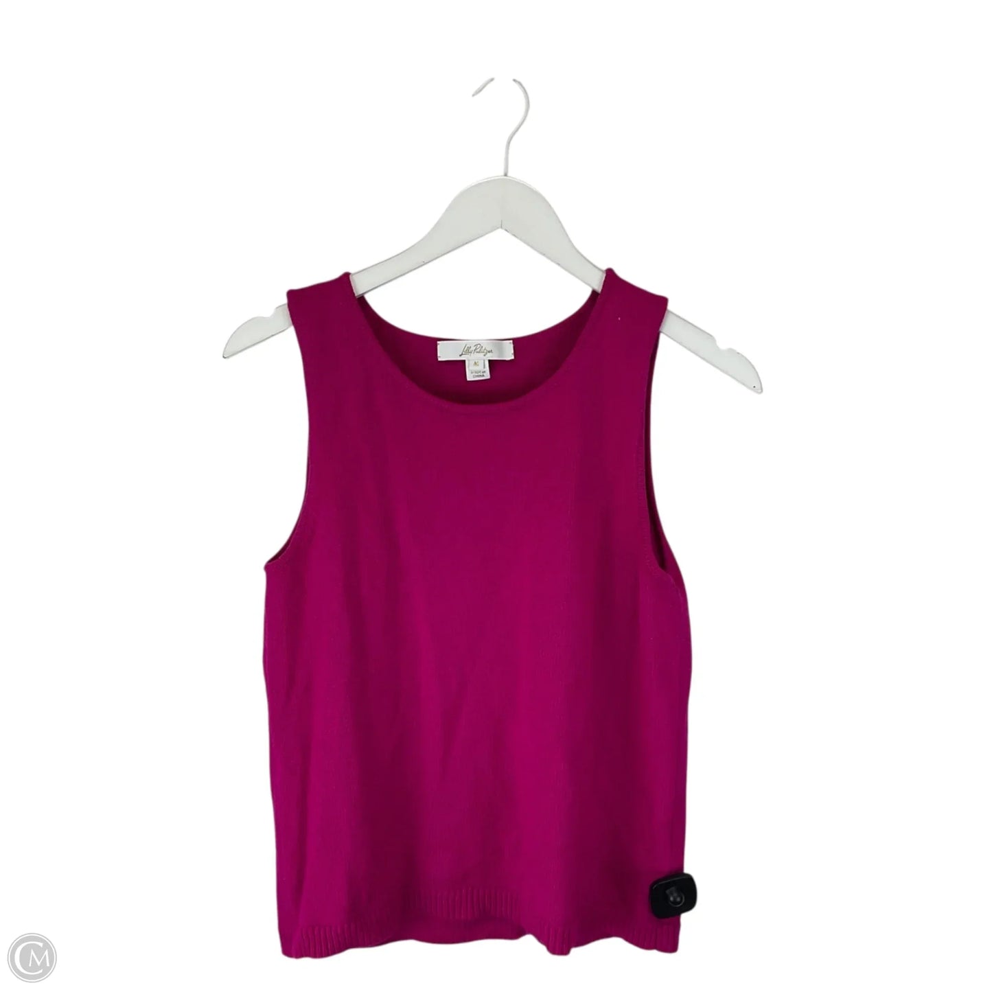 Top Sleeveless Designer By Lilly Pulitzer In Pink, Size: M