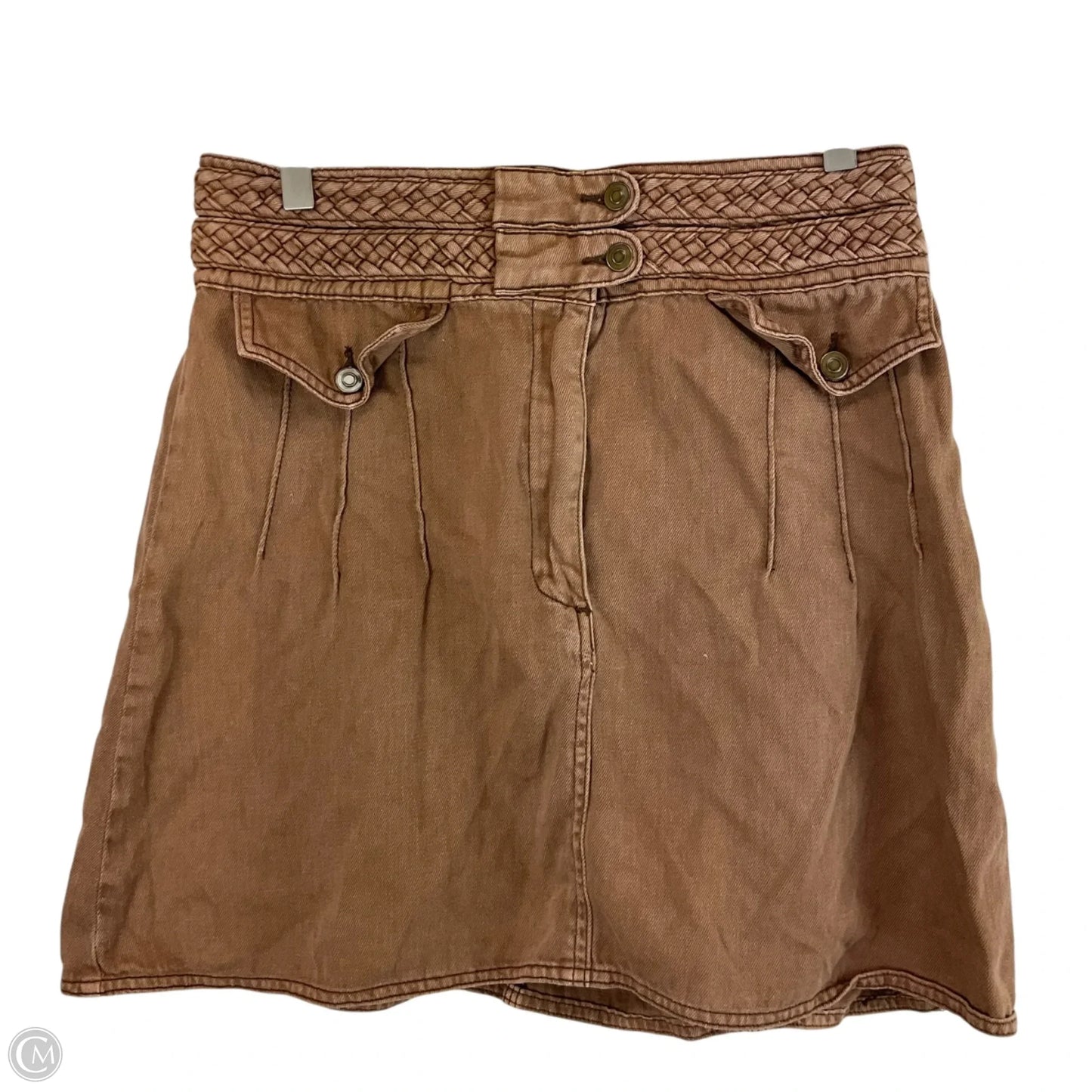 Skirt Mini & Short By Free People In Brown, Size: 10