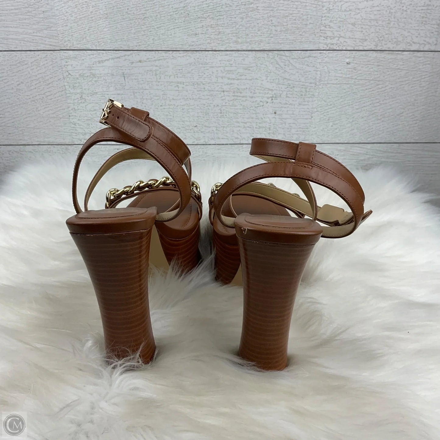 Shoes Designer By Michael Kors In Brown, Size: 9