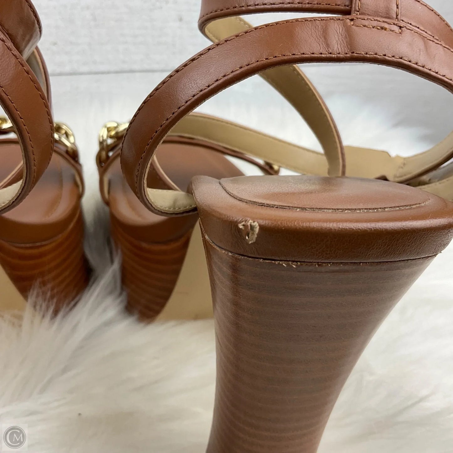 Shoes Designer By Michael Kors In Brown, Size: 9