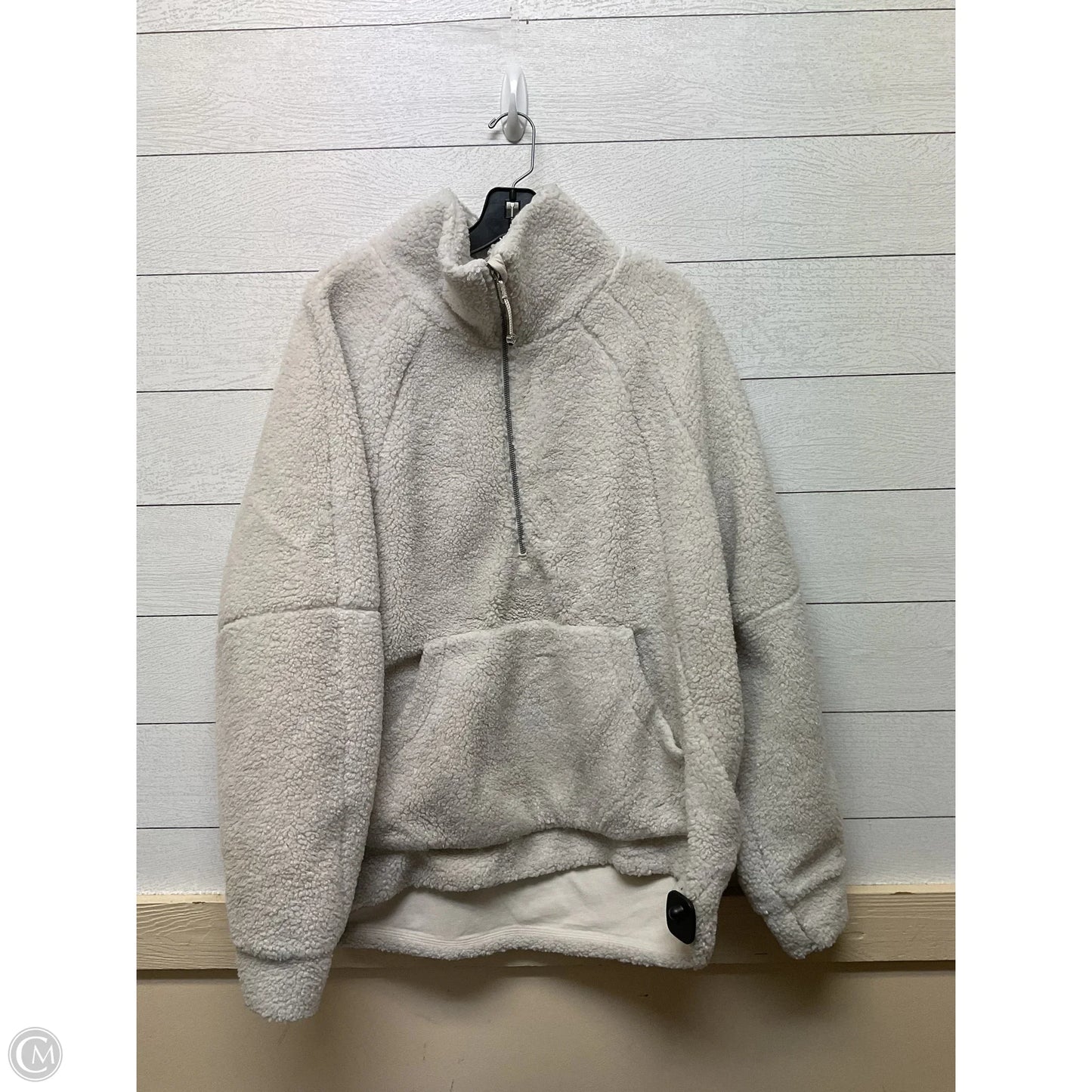 Jacket Faux Fur & Sherpa By Lululemon In Cream, Size: Xl