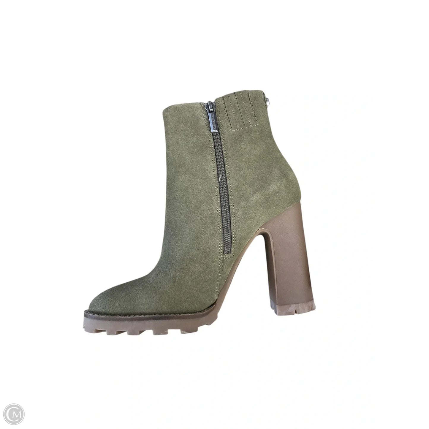 Boots Designer By Karl Lagerfeld In Green, Size: 6