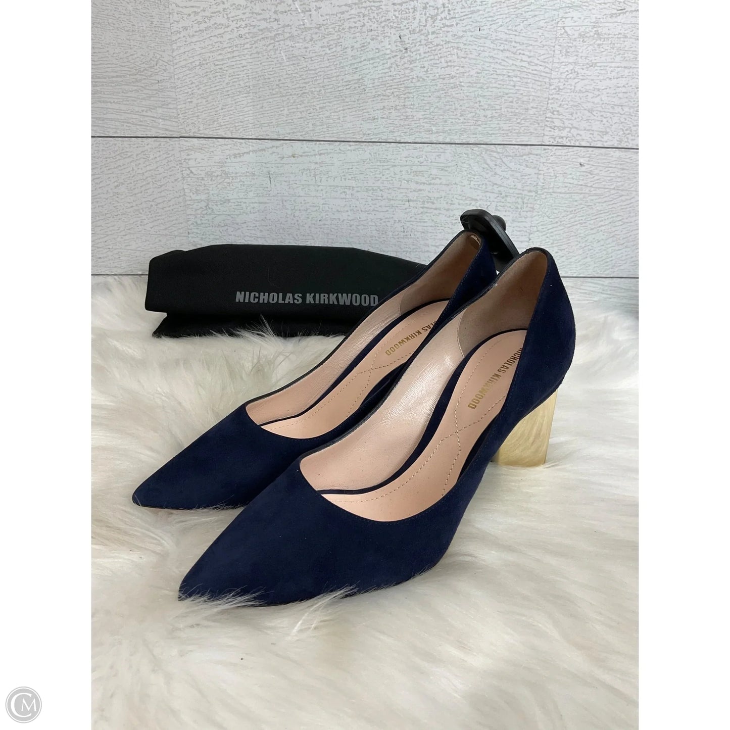 Shoes Heels Block By Cmb In Navy, Size: 6.5