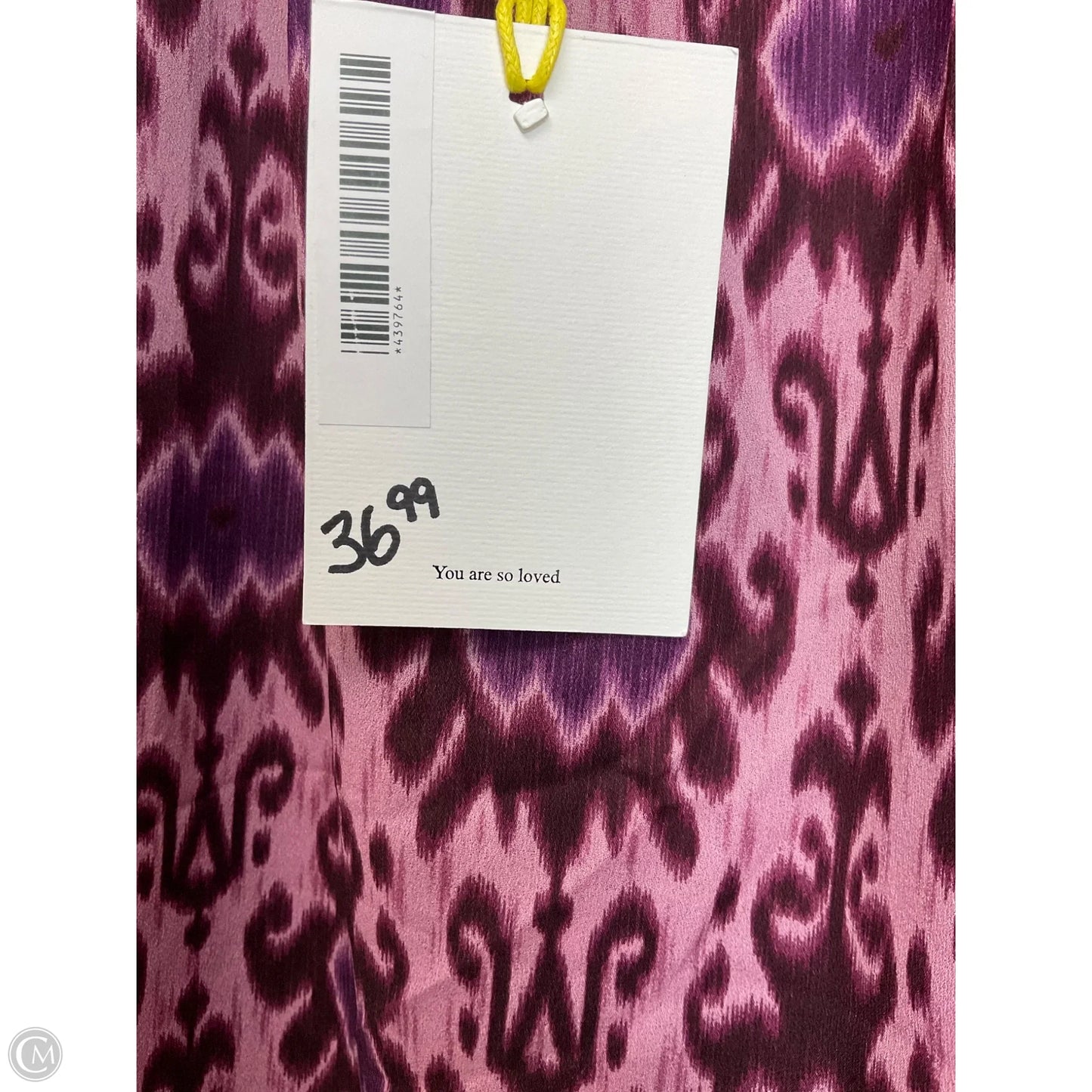 Top Short Sleeve By Voy In Purple, Size: L