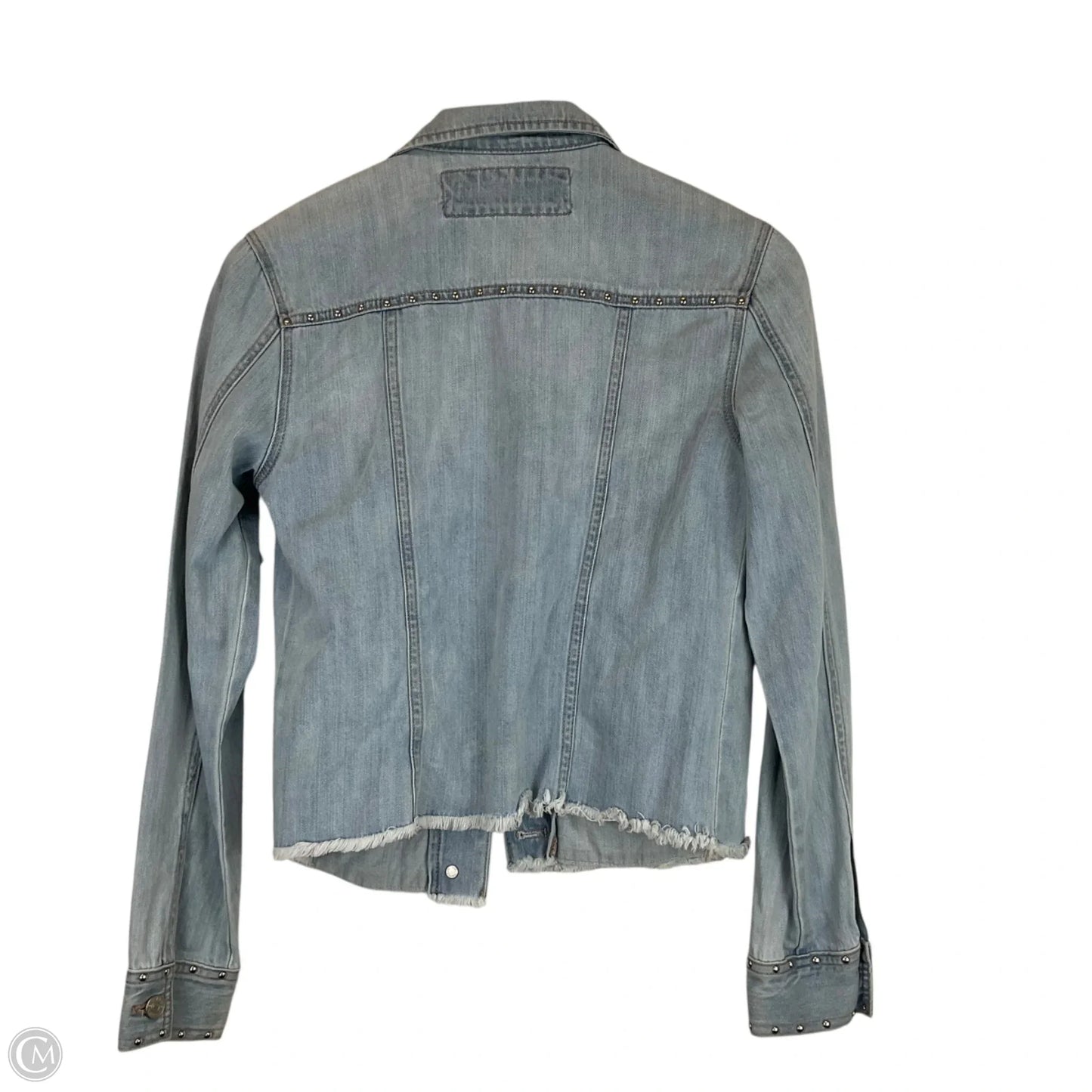 Jacket Denim By Express In Blue Denim, Size: Xs