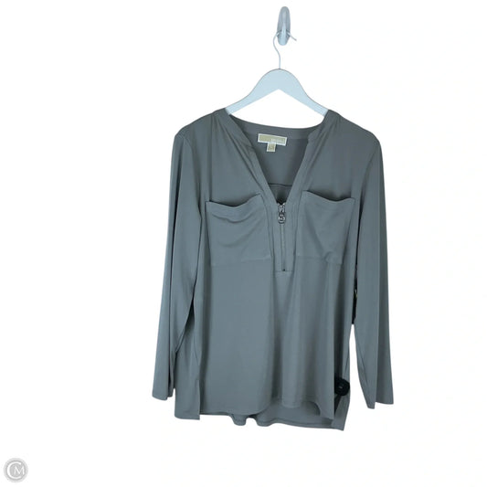 Top Long Sleeve Basic By Michael By Michael Kors In Brown, Size: Xl