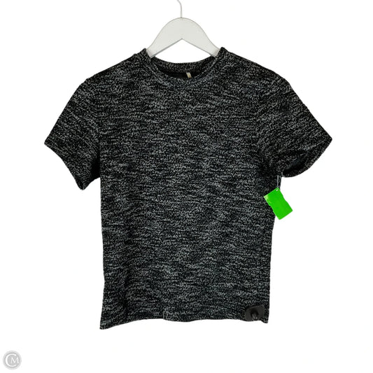 Top Short Sleeve By Free People In Black, Size: M