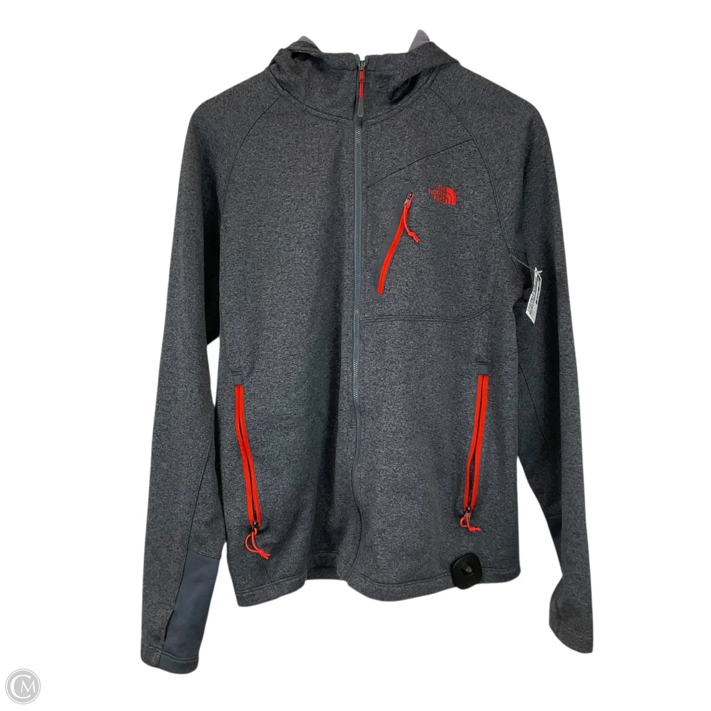 Athletic Jacket By The North Face In Grey, Size: M