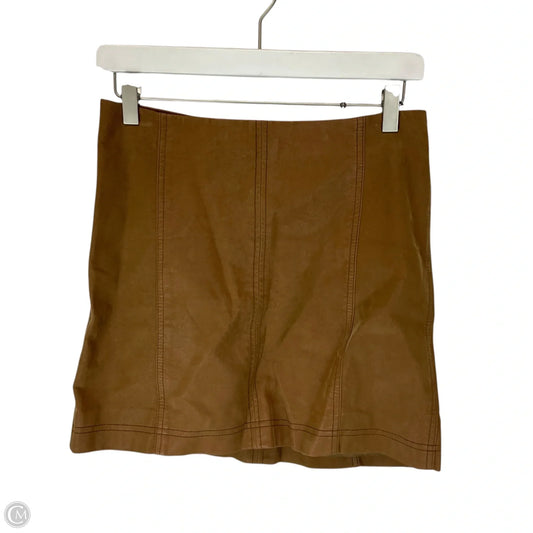 Skirt Mini & Short By Free People In Brown, Size: 4