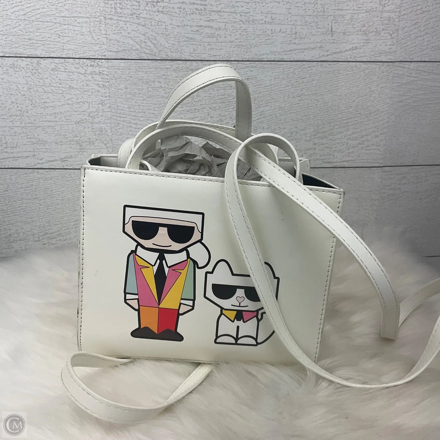 Crossbody Designer By Karl Lagerfeld, Size: Small