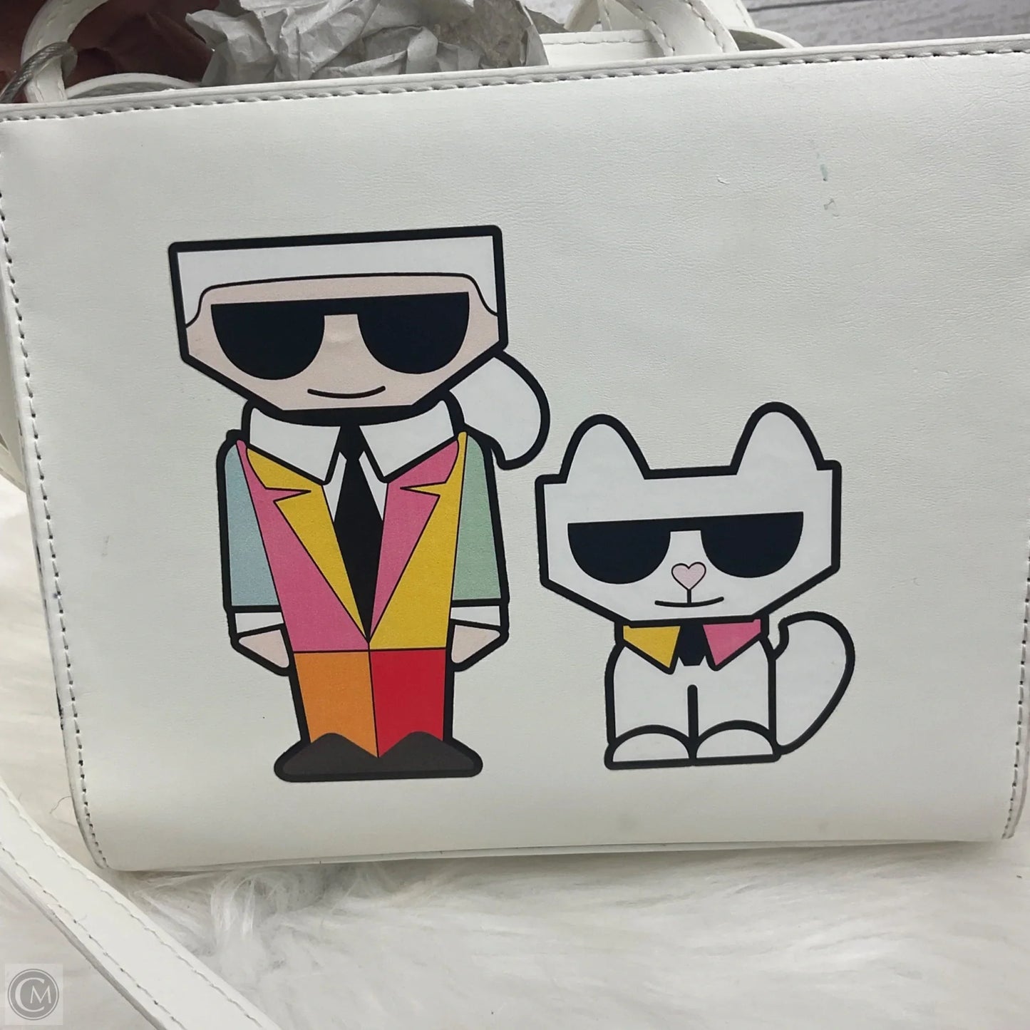 Crossbody Designer By Karl Lagerfeld, Size: Small