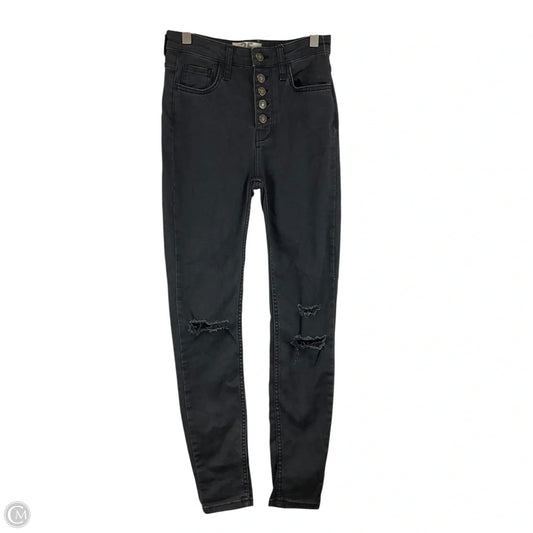 Jeans Skinny By We The Free In Black Denim, Size: 2