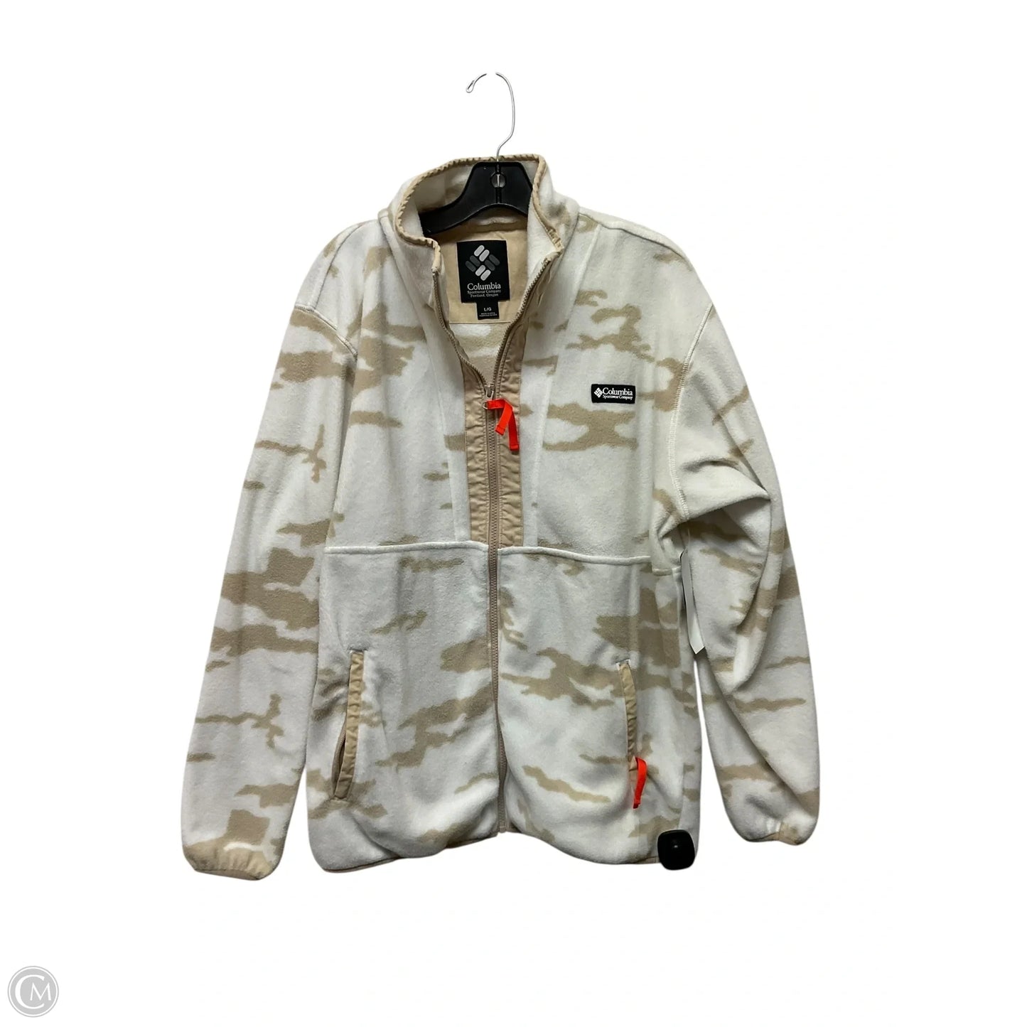 Jacket Faux Fur & Sherpa By Columbia In Cream, Size: L