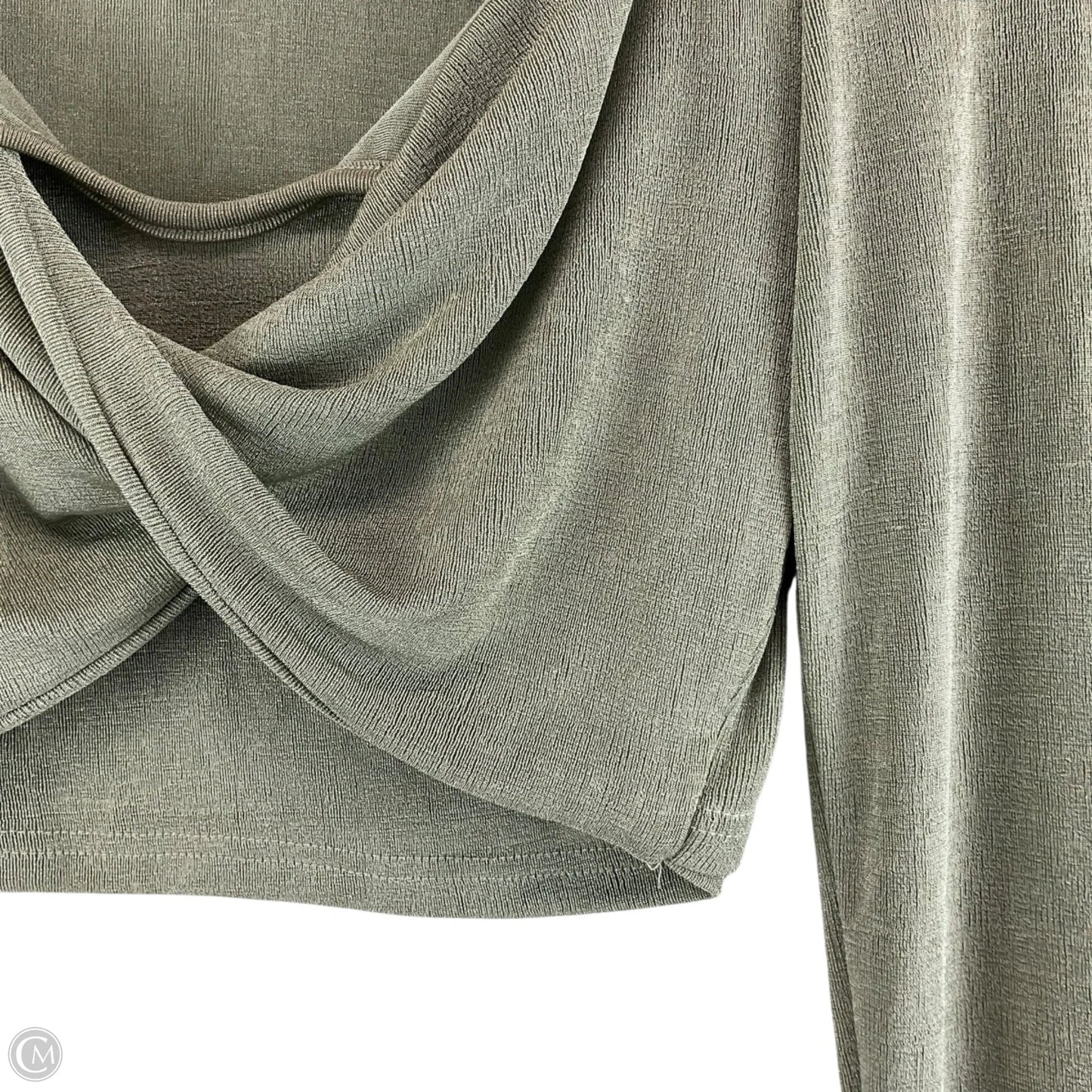 Top Long Sleeve By Mable In Green, Size: M