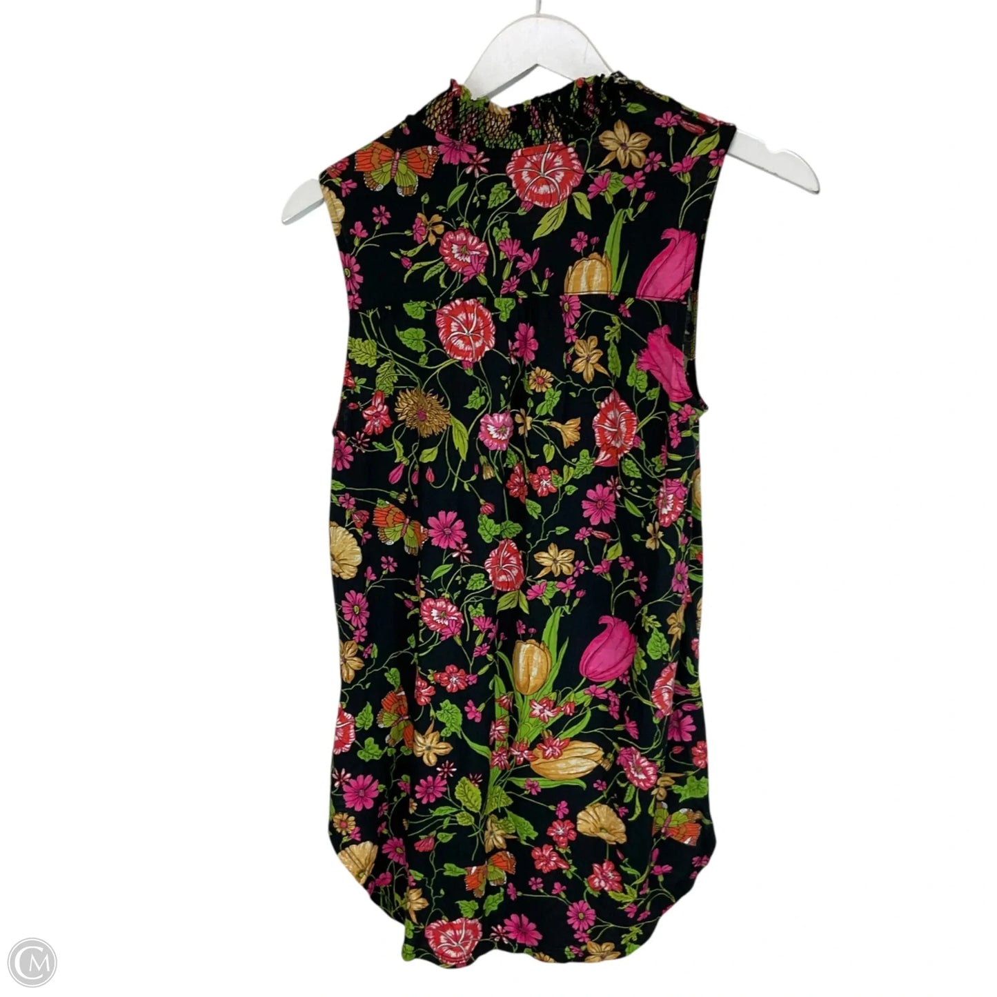 Top Sleeveless By Anthropologie In Black, Size: M