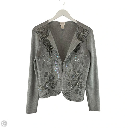 Cardigan By Chicos In Grey, Size: S