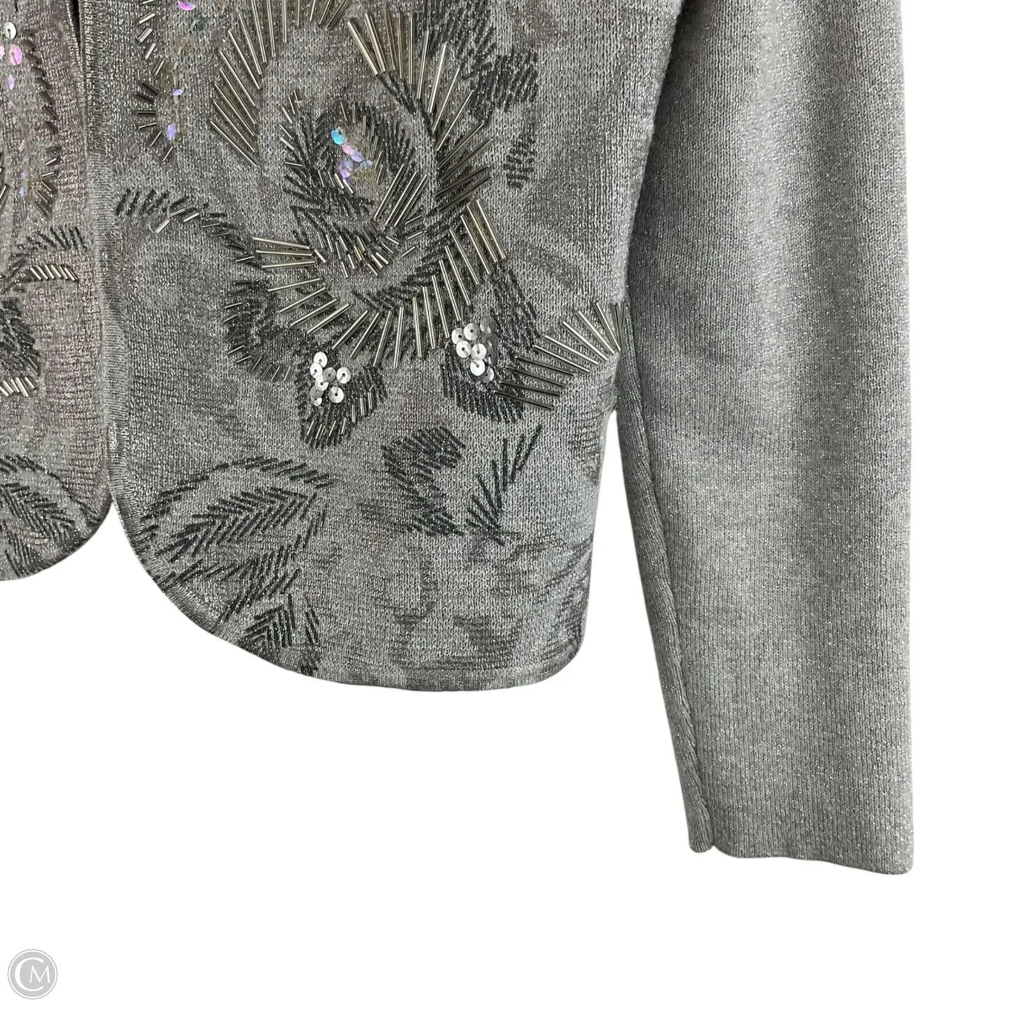 Cardigan By Chicos In Grey, Size: S