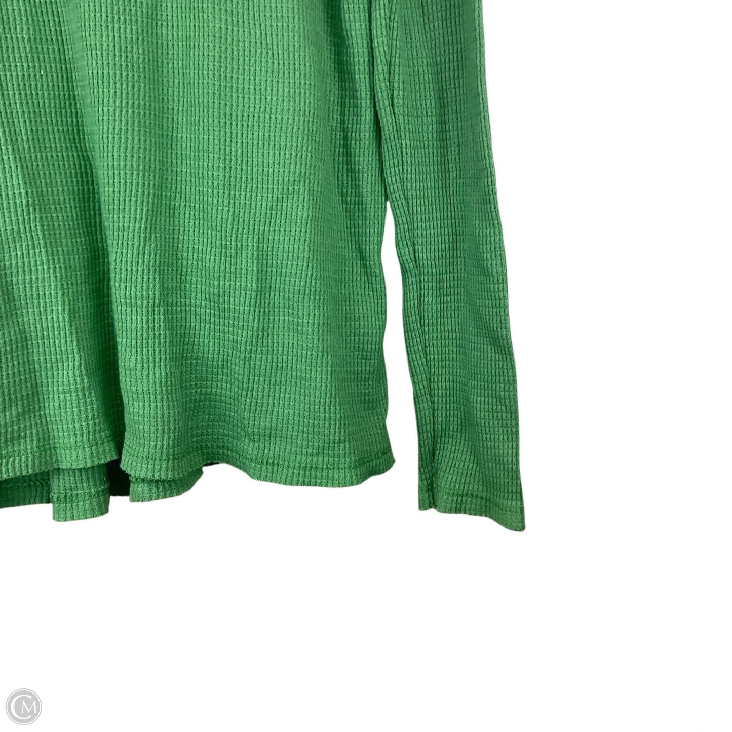 Top Long Sleeve Basic By T.la In Green, Size: M