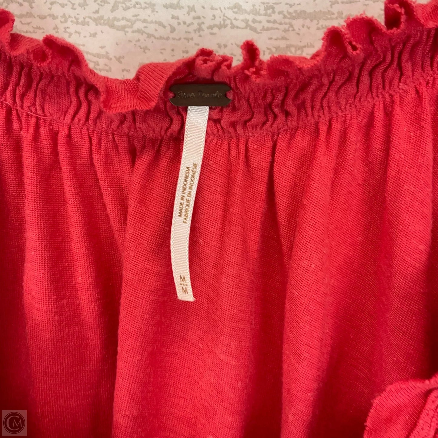 Top Short Sleeve By Free People In Red, Size: M