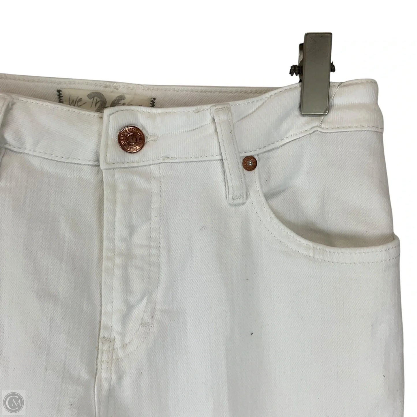 Jeans Flared By Free People In White, Size: 4