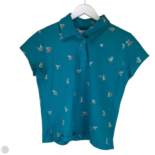 Top Short Sleeve By Columbia In Blue, Size: L