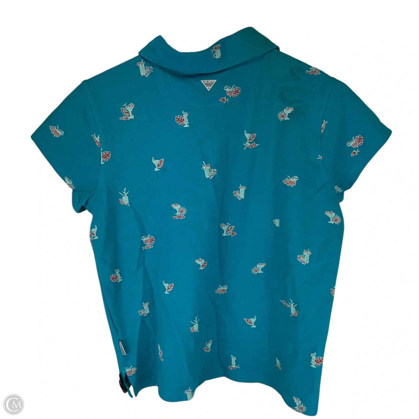 Top Short Sleeve By Columbia In Blue, Size: L