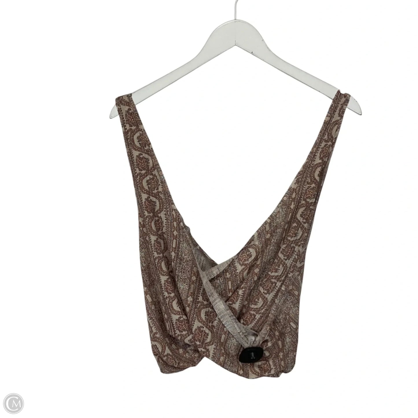 Top Sleeveless By Free People In Brown, Size: Xs