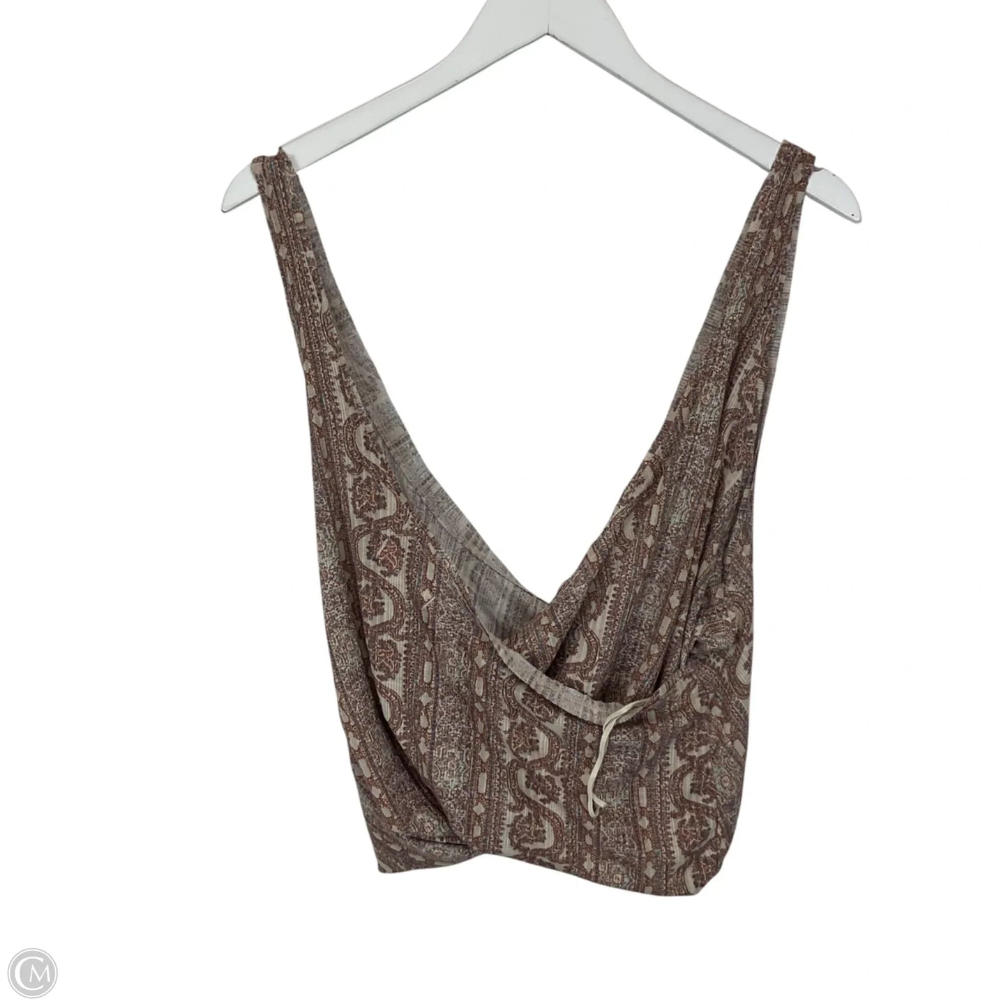 Top Sleeveless By Free People In Brown, Size: Xs