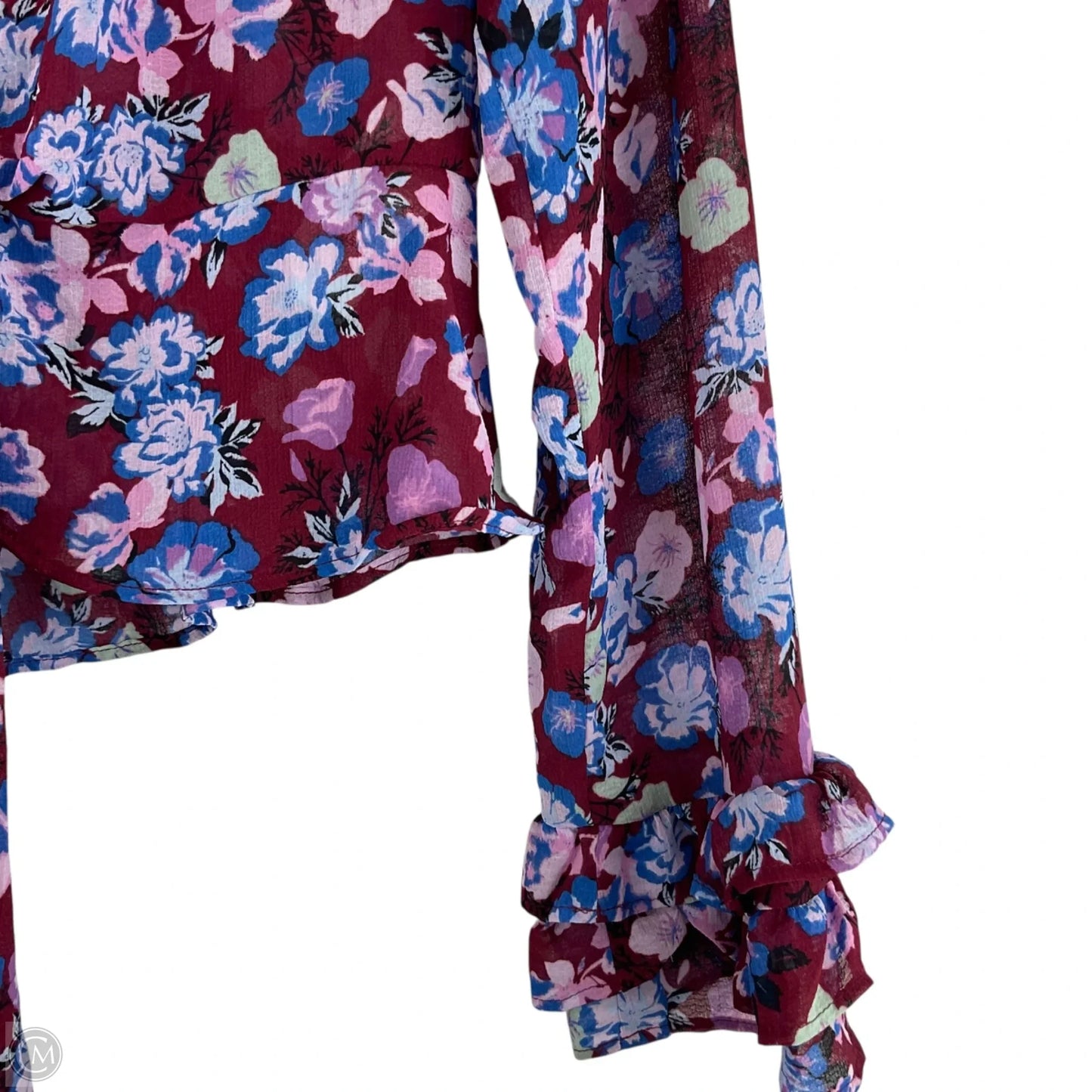 Top Long Sleeve By Free People In Red, Size: Xs