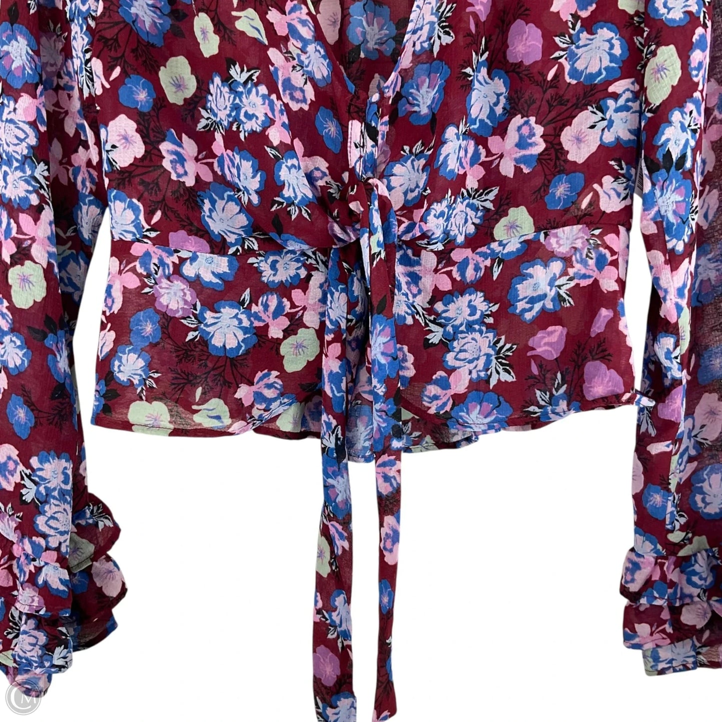 Top Long Sleeve By Free People In Red, Size: Xs