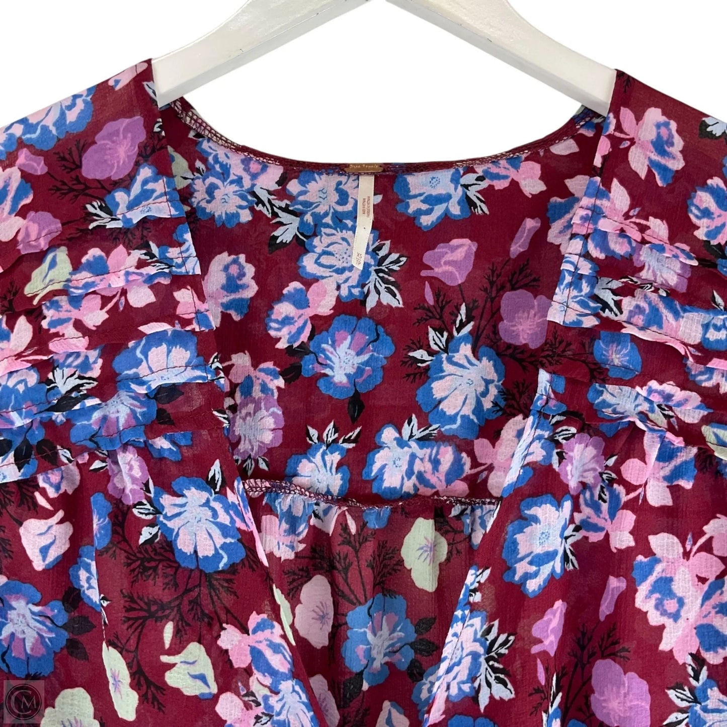 Top Long Sleeve By Free People In Red, Size: Xs