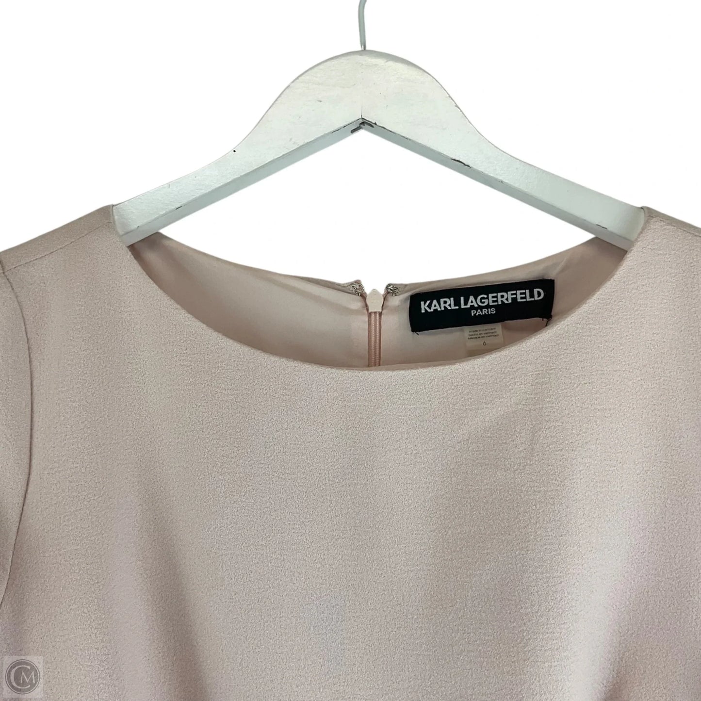 Dress Designer By Karl Lagerfeld In Pink, Size: 6