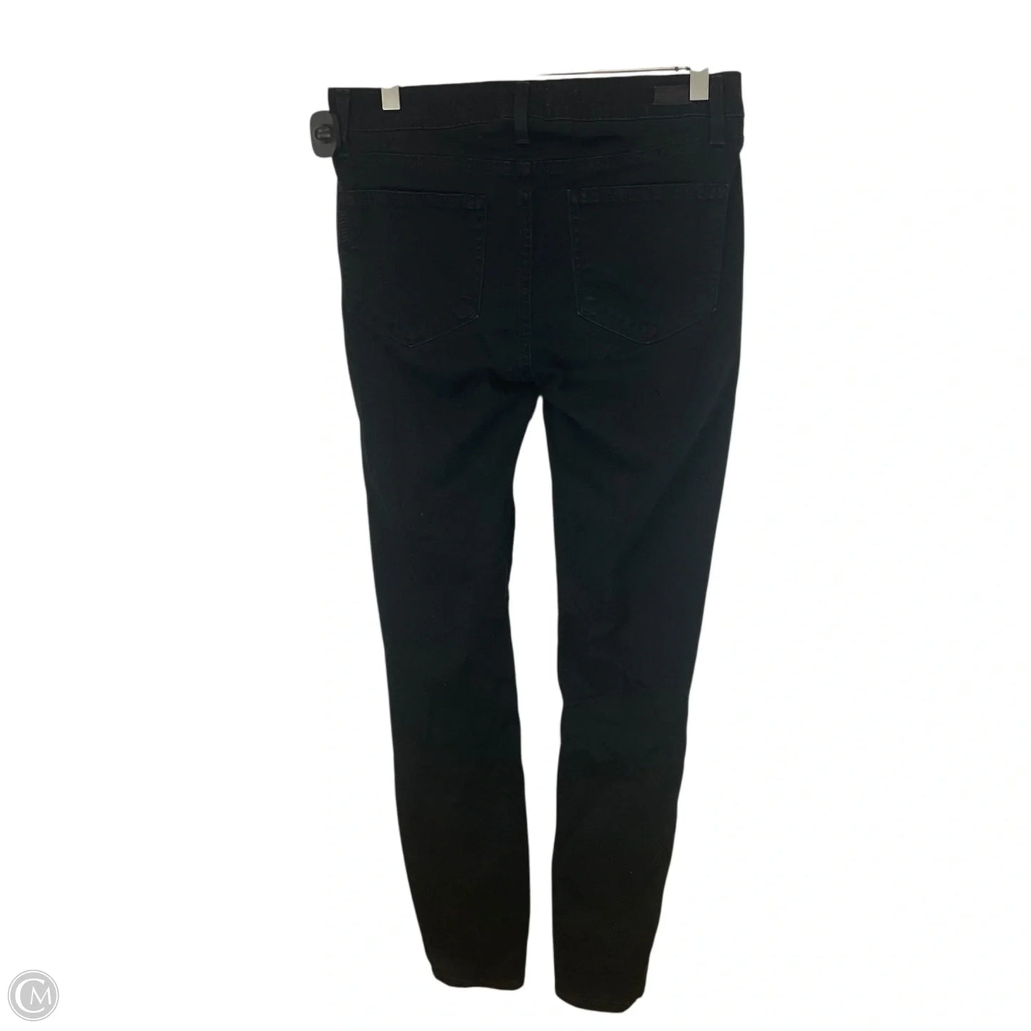 Jeans Skinny By Paige In Black Denim, Size: 6
