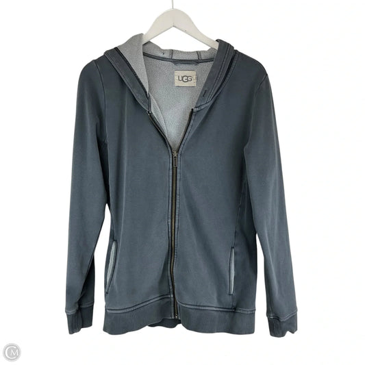 Jacket Designer By Ugg In Grey, Size: L