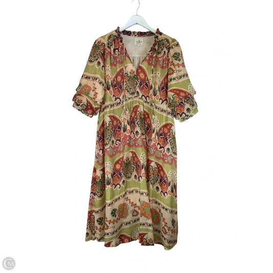 Dress Casual Maxi By Umgee In Green, Size: L