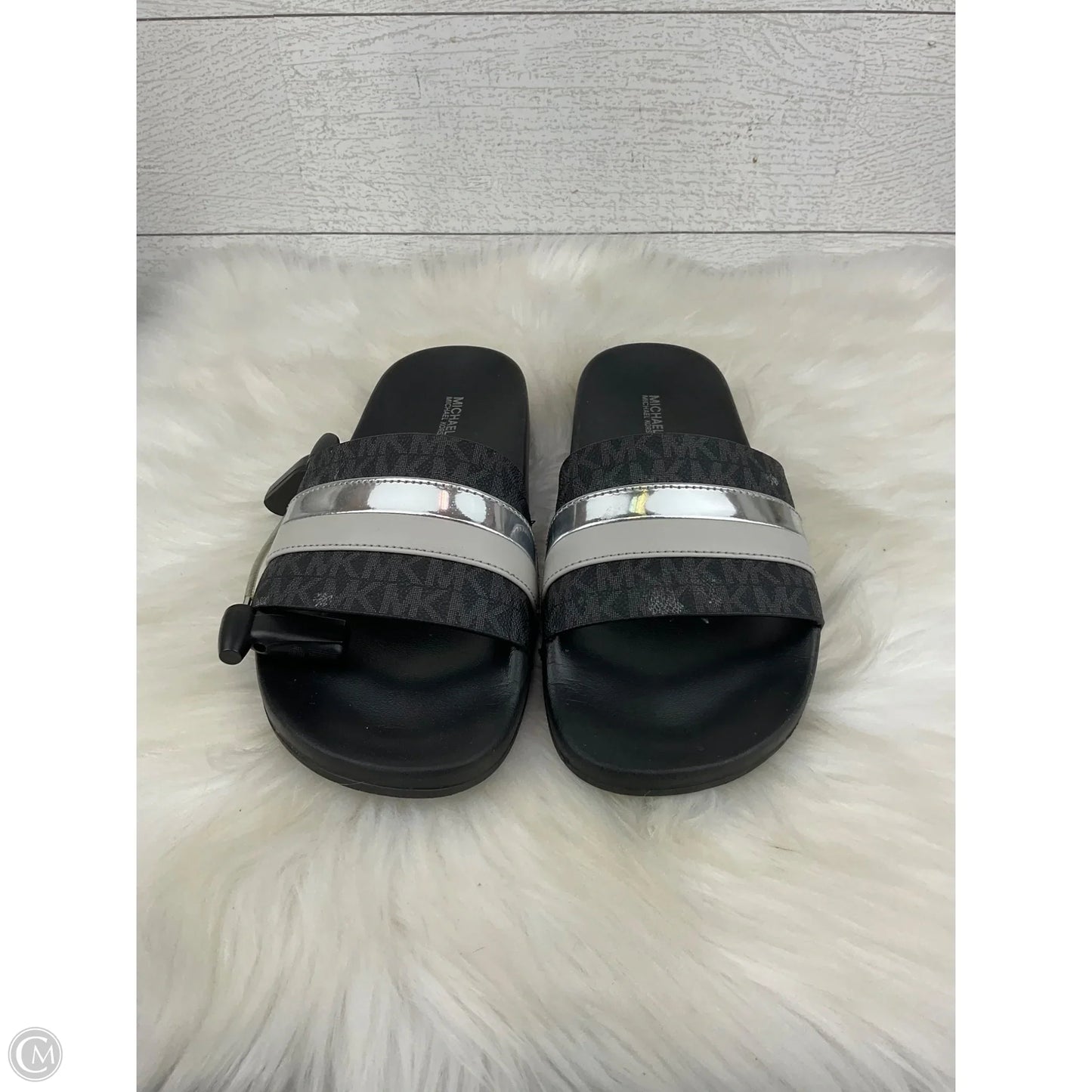 Sandals Designer By Michael Kors In Black, Size: 9