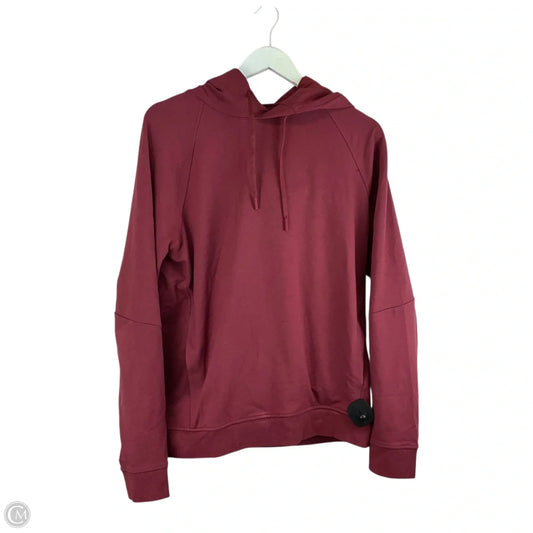 Sweatshirt Hoodie By Lululemon In Red, Size: M
