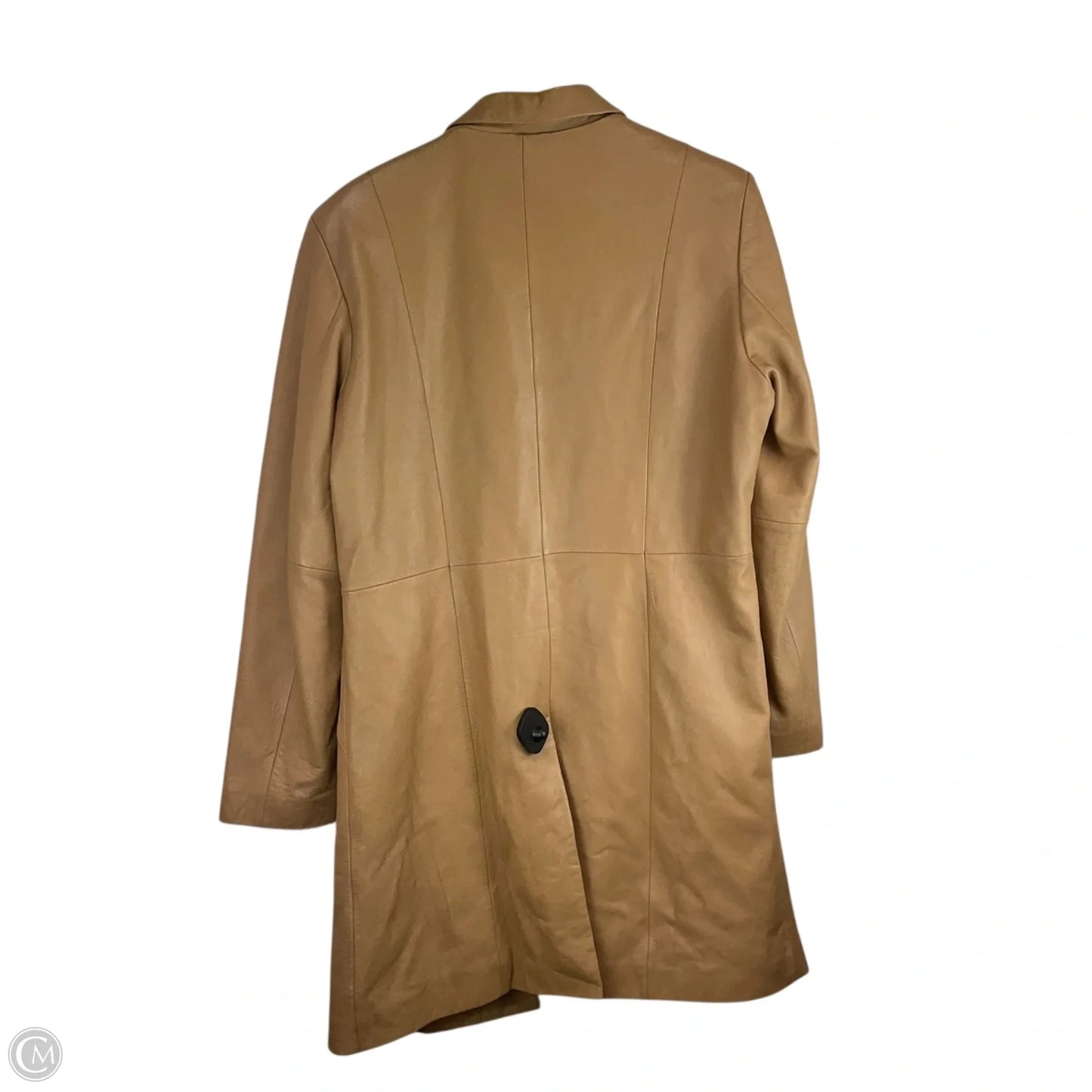 Coat Leather By Wilsons Leather In Tan, Size: L