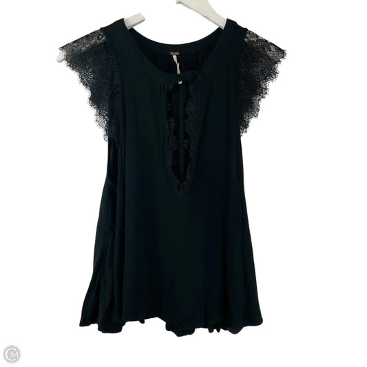 Top Short Sleeve By Free People In Black, Size: S