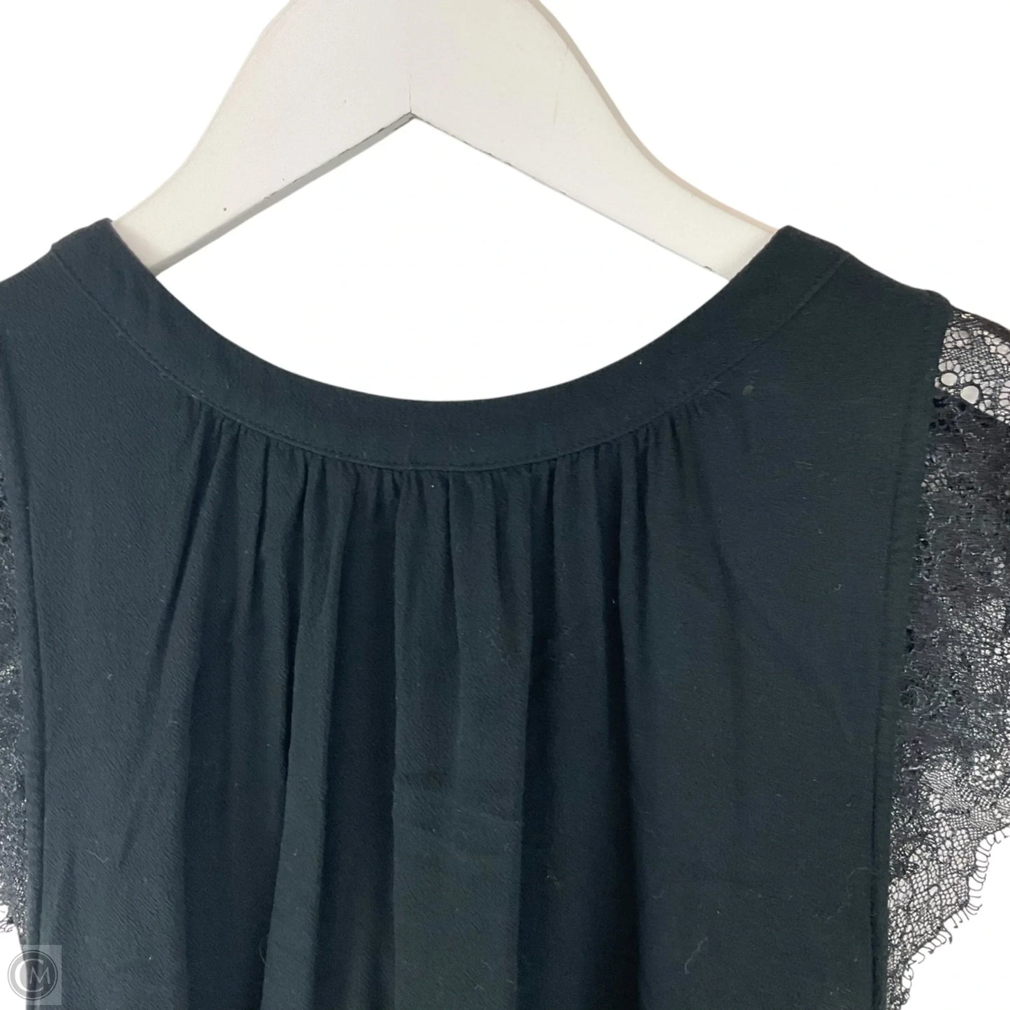 Top Short Sleeve By Free People In Black, Size: S