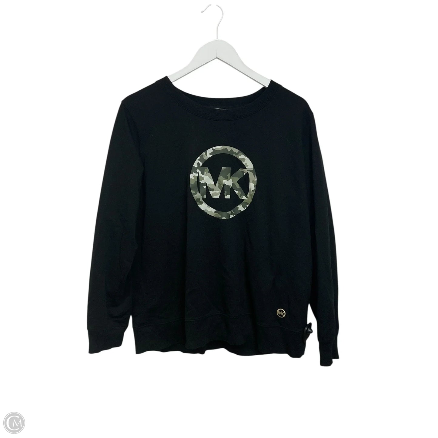 Top Long Sleeve Basic By Michael By Michael Kors In Black, Size: L