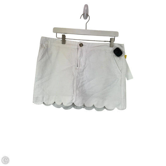 Shorts Designer By Lilly Pulitzer In White, Size: 12