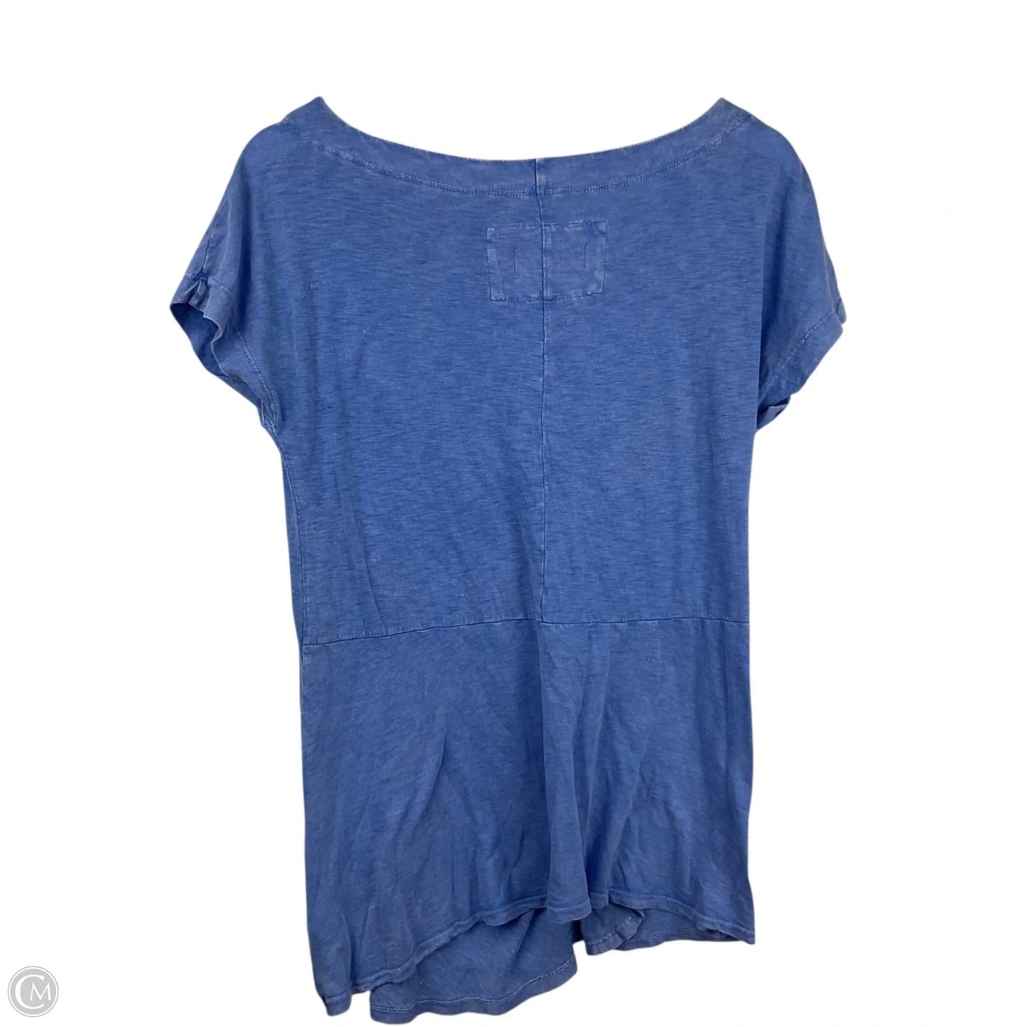 Top Short Sleeve By Anthropologie In Blue, Size: Xs