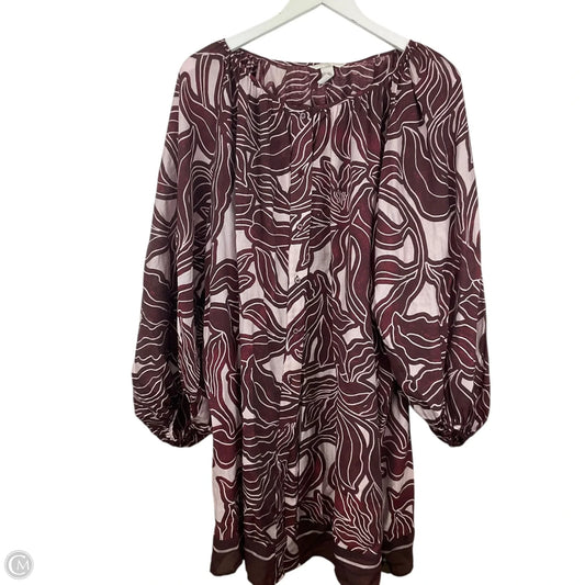 Dress Casual Short By H&m In Red & White, Size: Xl